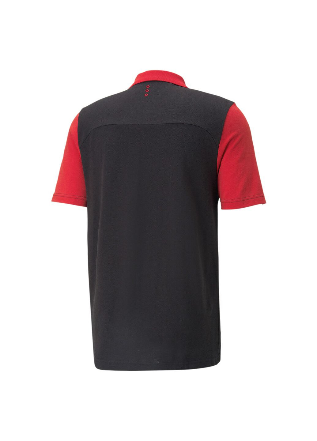 Черная футболка-поло scuderia ferrari polo shirt men для мужчин Puma однотонная
