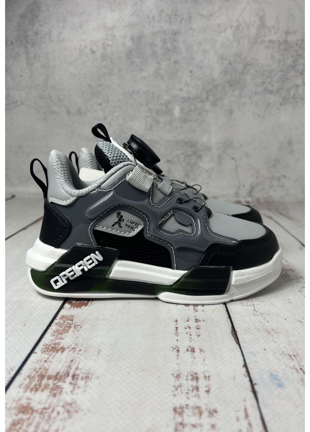 Сірі всесезонні кросівки дитячі сірий (497) Tom.M