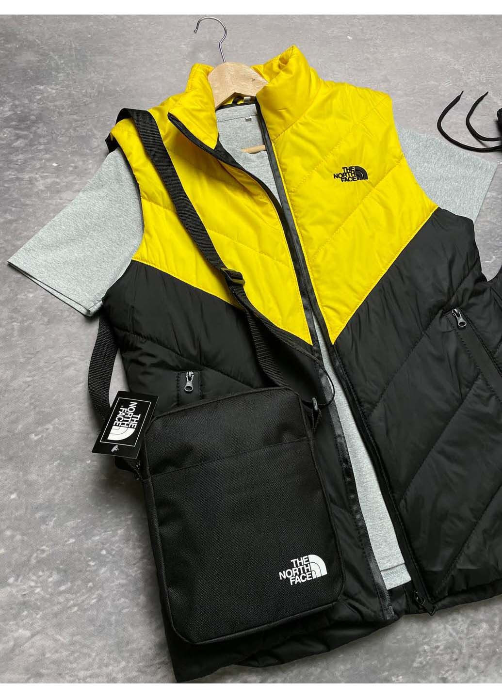 Костюм жилетка, футболка, штаны и барсетка No Brand (304770517)