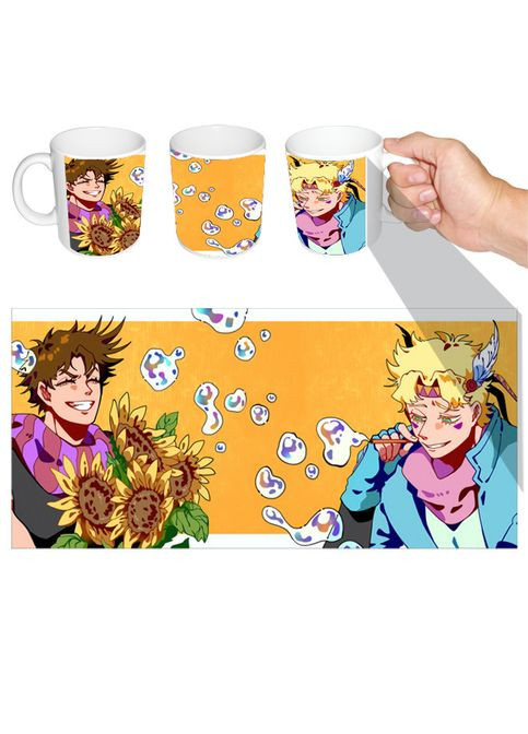 Чашка белая аниме Джо Джо (z1173) No Brand (327002932)