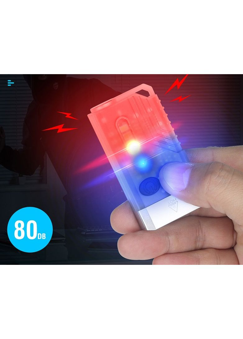 Boruit V10 Фонарик, ультрафиолетовый UV, белый и красный свет, мощный мини фонарь черный No Brand (368717512)