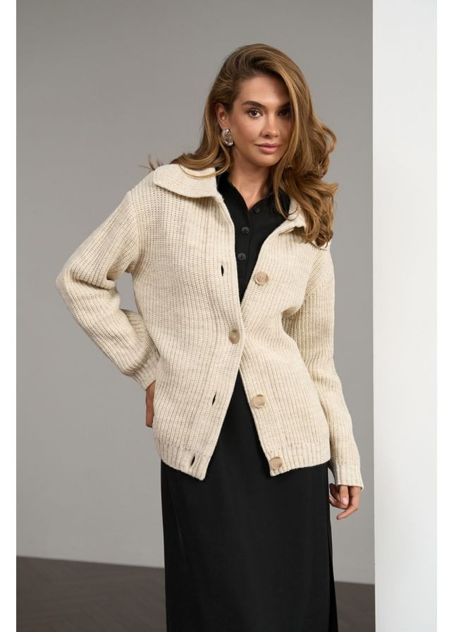 Бежевый демисезонный кардиган Triko Bakh