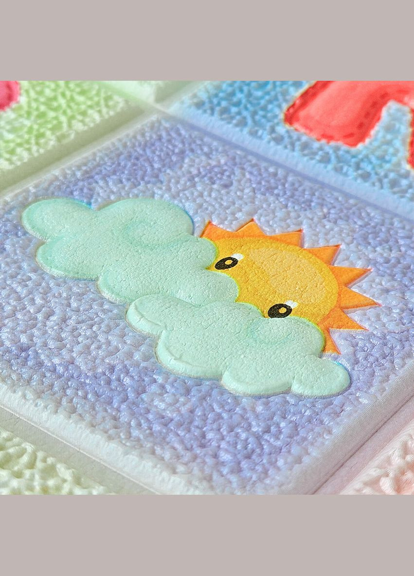 Набор панелей стеновых 3D Алфавит (2шт) 700х1400х4mm (D) SW-00002352 Sticker Wall (298284341)