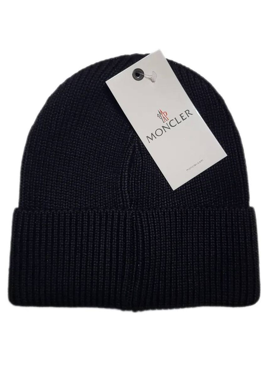 Шапка Moncler Монклер шапка Шапки moncler мужские Черная шапка moncler Универсальная теплая шапка зимняя шапка No Brand (362623956)