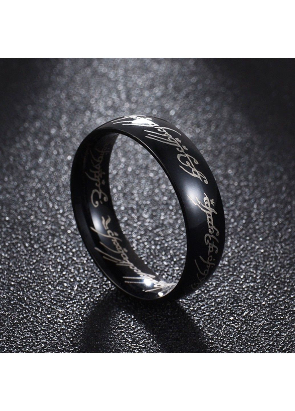 Кольцо властелин колец из нержавеющей медицинской стали RS-023 No Brand (299634534)