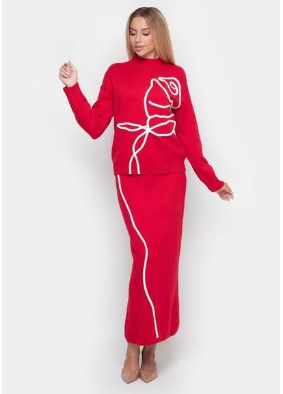 Костюм из вискозы 102-2153T-87 Red SAM S Samange (367832913)