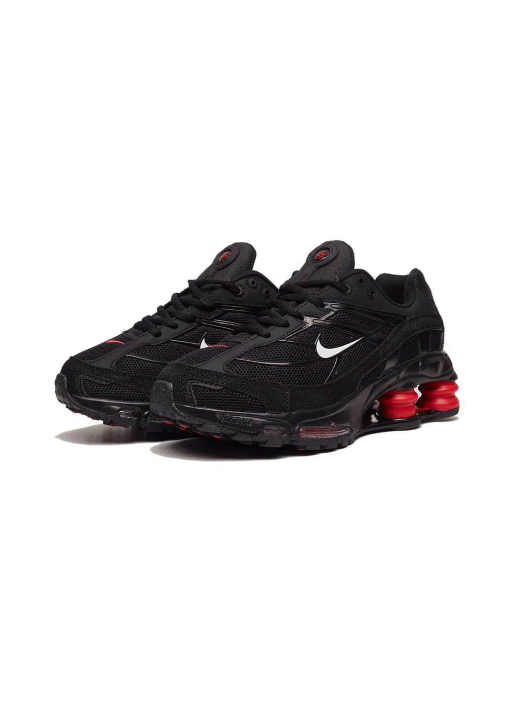 Чорні кросівки чоловічі nike supreme shox ride 2 black найк шокс райд 2 чорні демісезон No Brand