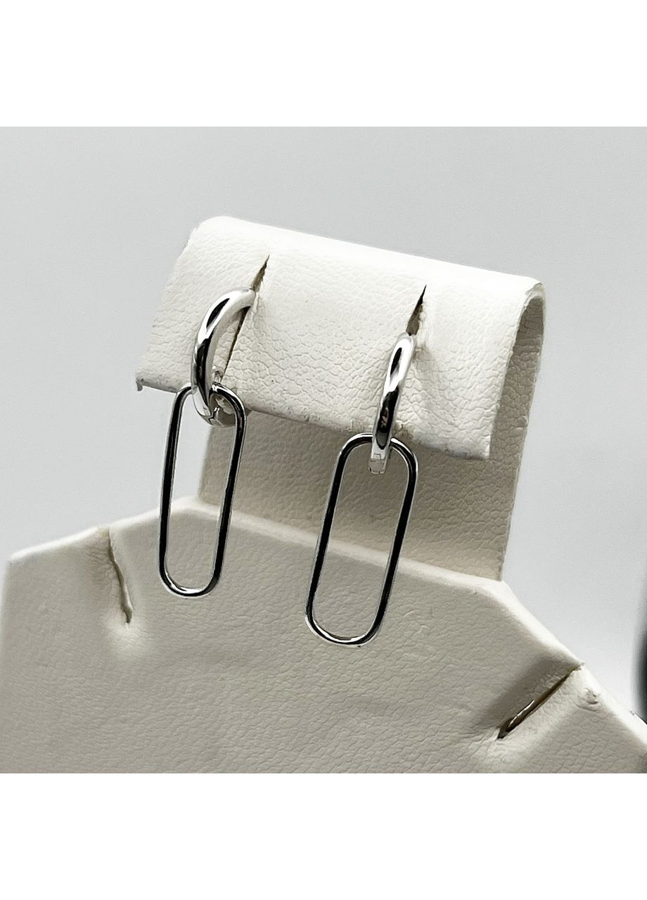 Серьги-кольца серебряные 2,11 г No Brand (369736783)