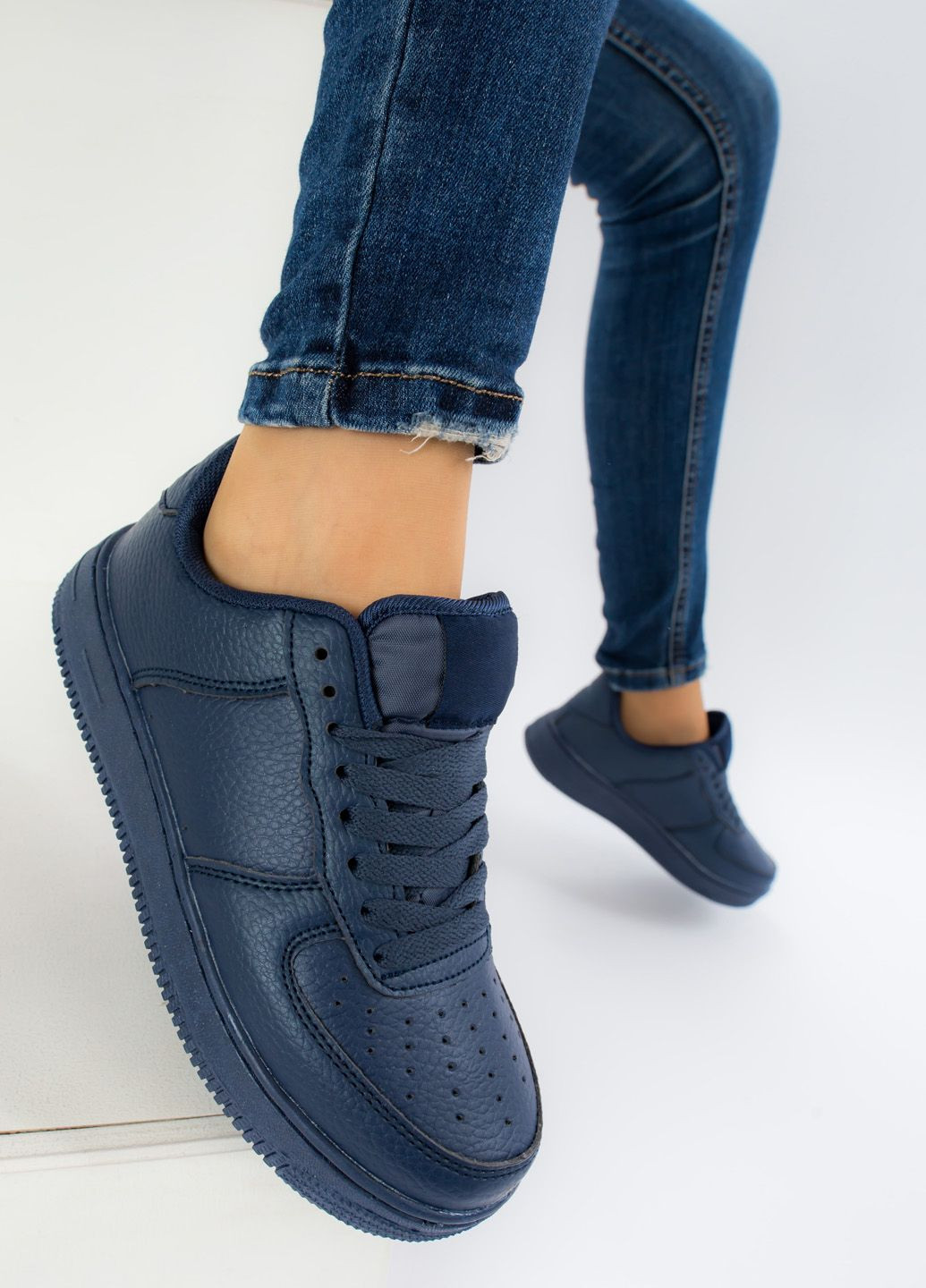 Синій кросівки жіночі Fashion