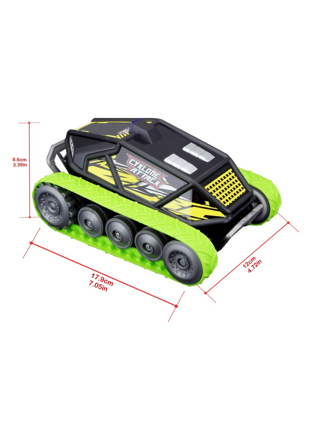 Танк на радиоуправлении Tread Shredder, черно-зеленый () Maisto 82101 black/green (328402341)