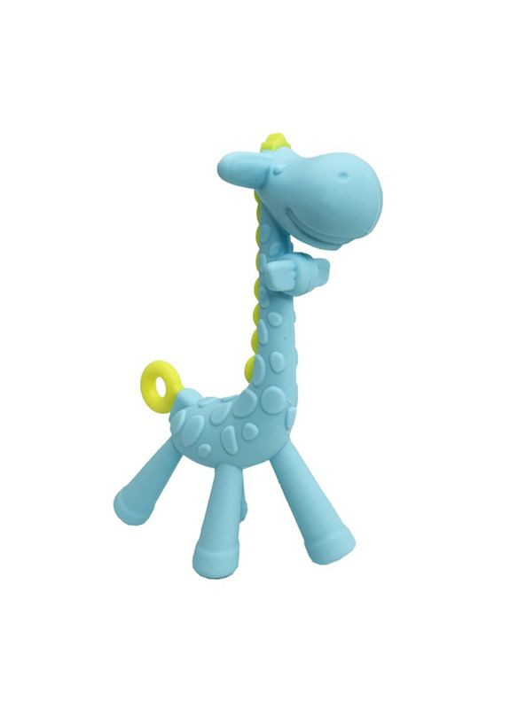 Силиконовый прорезыватель "Жираф" MGZ 0416(Blue) в футляре Megazayka (363205226)