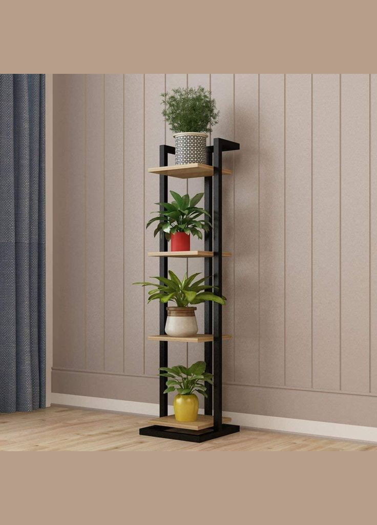 Підставка для квітів з дерева Шанцелярія 4 венге-бланже (ЦВТ-41031201) No Brand (328225098)