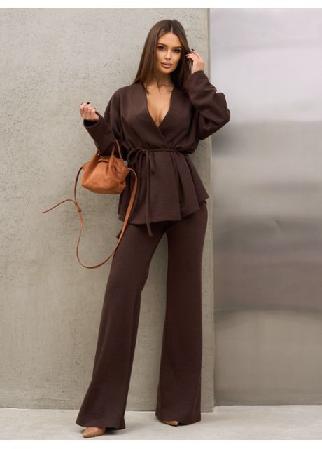 Ангоровий костюм кімоно з брюками кльош No Brand (370213014)