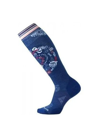 Темно-сині шкарпетки жіночі phd ski light elite pattern dark blue, р. s Smartwool (334671815)