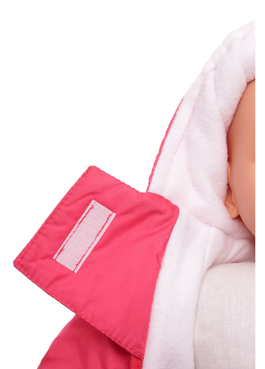 Человечек на флисе для девочки коралловый 74 см (27750) BABYKROHA (297200292)