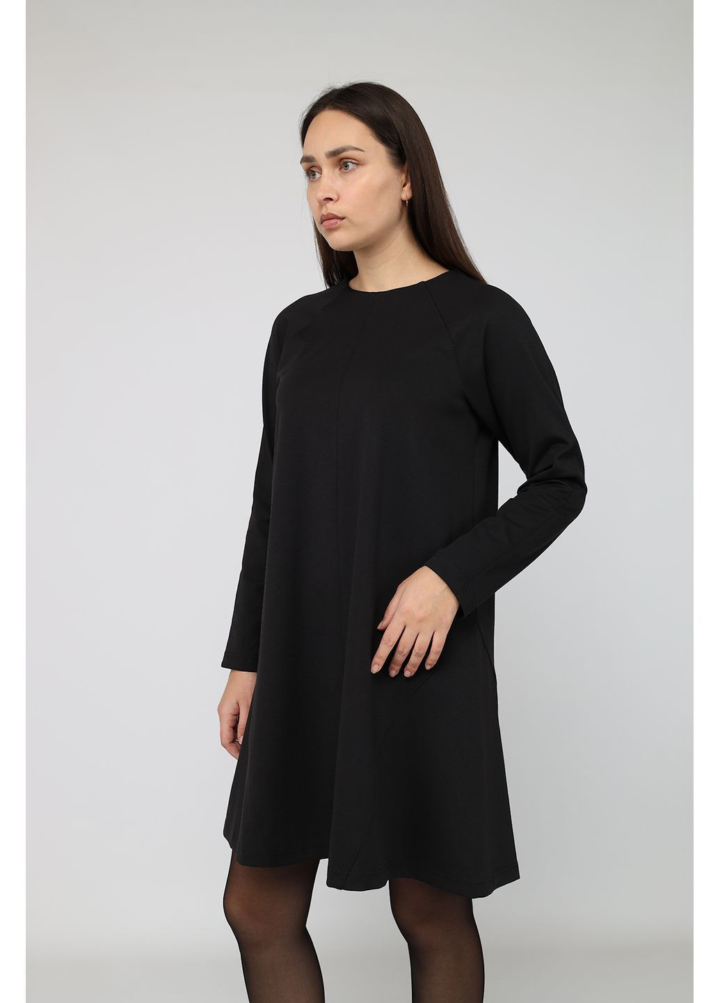 Черное платье женское цвет черный цб-00283462 Yuki