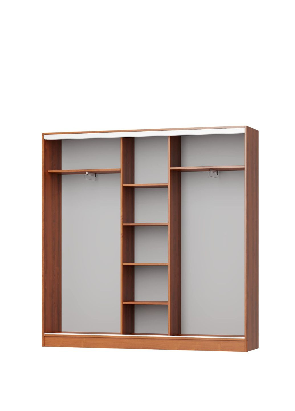 Шафа-купе тридверна Стандарт AL 3ДСП 210x45x210 см (MBS-4214) MebelStar (346489890)