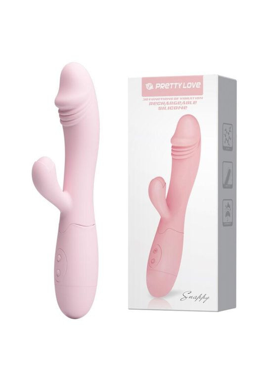 Вібратор зі стимуляцією клітора SNAPPY поєднує в собі стимуляцію клітора і вагінальну стимуляцію No Brand (301909341)