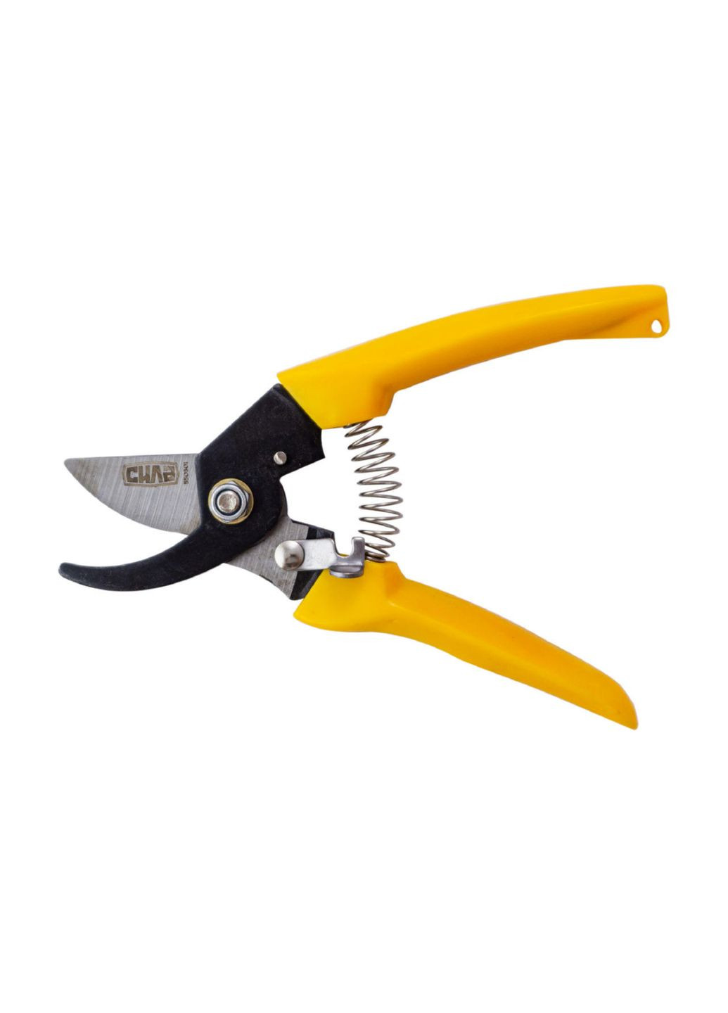 Секатор садовый 170 x 10 мм (550301) желтый Сила (335049650)