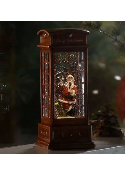 Новогодний ночник XMAS WDL-25002A «Телефонная будка» No Brand (371911363)