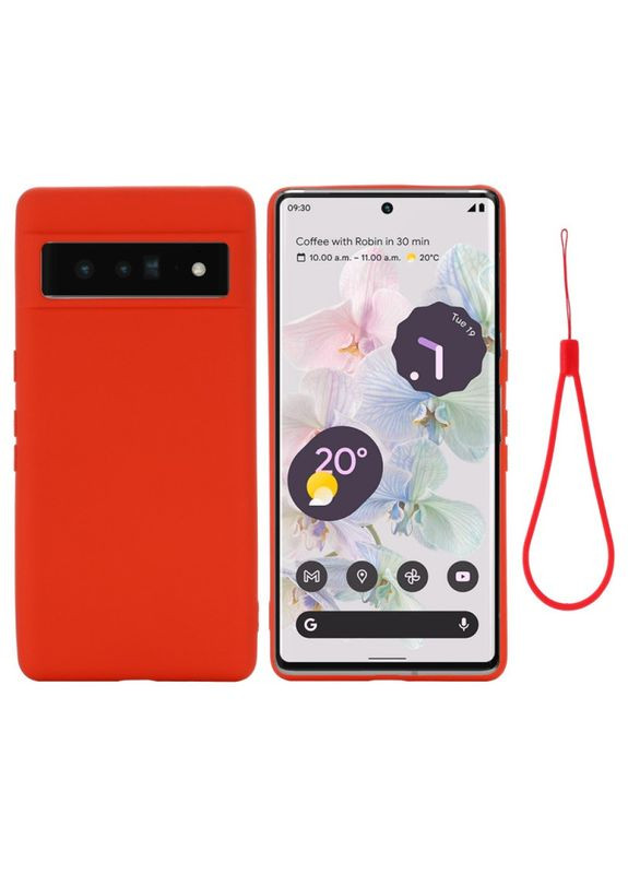 Силиконовый чехол для Google Pixel 6 Pro микрофибра soft touch Viseaon (322212683)