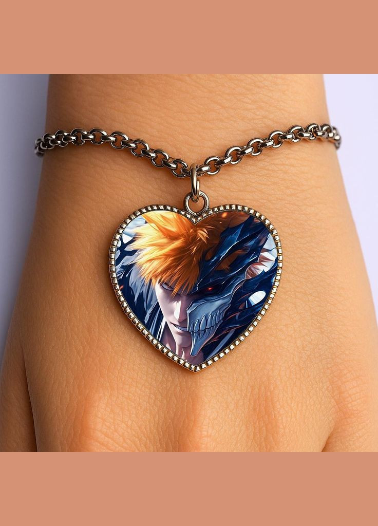 Браслет Аниме Блич #012 (сердце) No Brand (329330555)