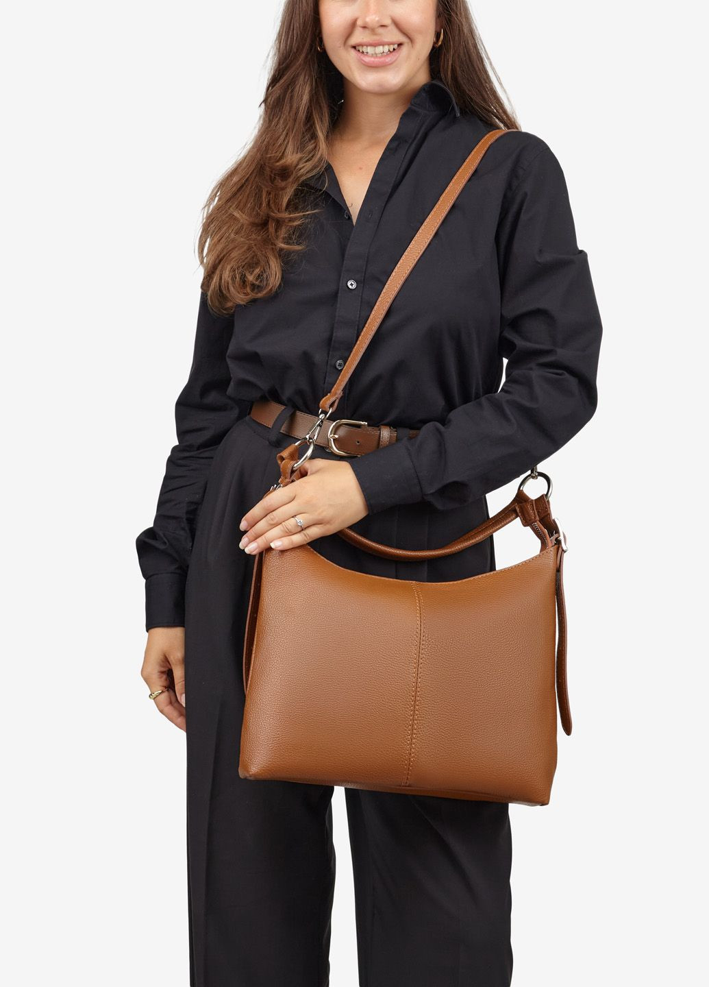 Сумка женская кожаная кросс-боди средняя Сrossbody Regina Notte (303974390)