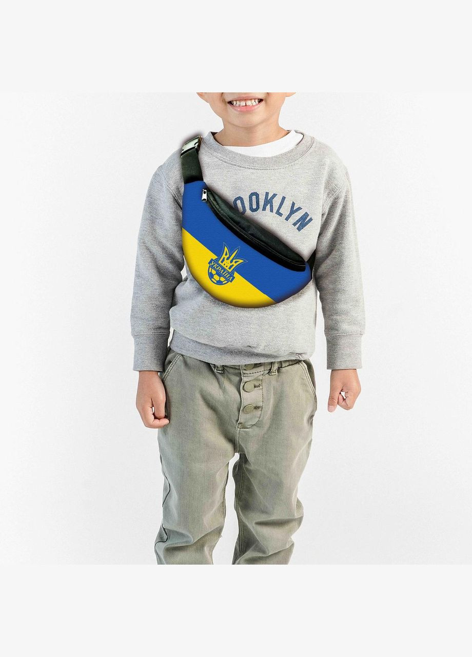 Сумка-бананка дитяча футбол з принтом, 32х15см, сумка футболіста для хлопчика через плече No Brand (306438232)