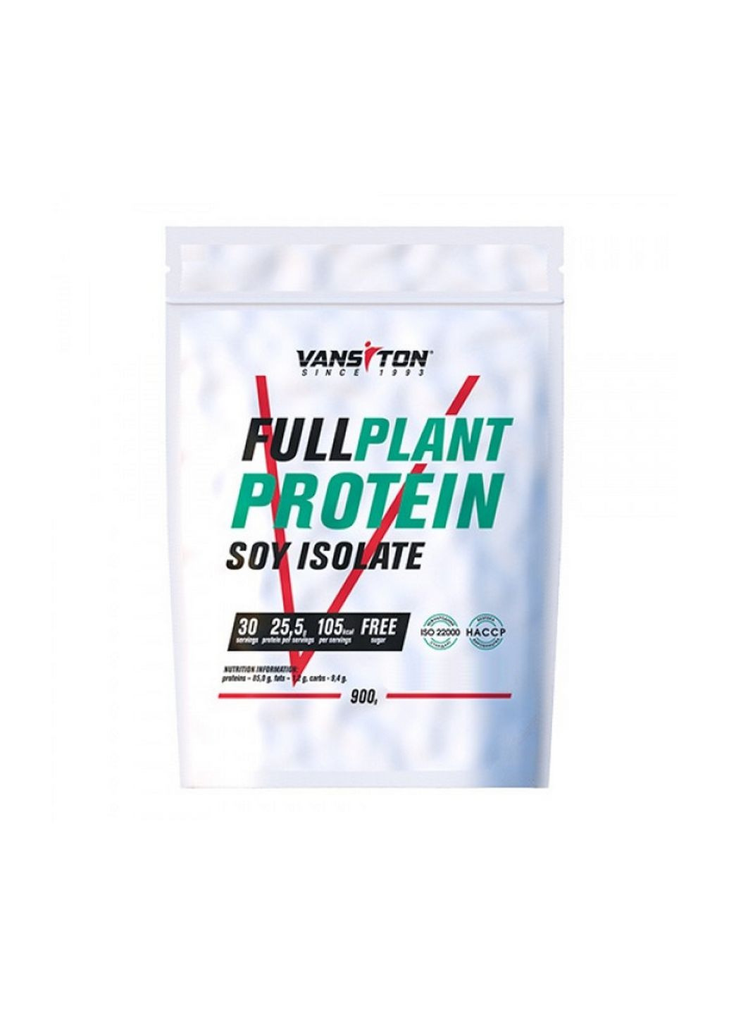 Протеїн Full Plant Protein Soy Isolate, 900 грам Лісовий горіх Vansiton (294926493)