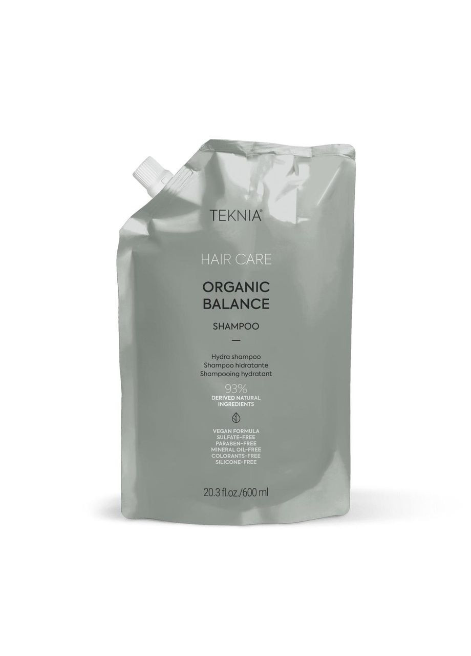 Шампунь для волос для ежедневного использования Teknia Organic Balance Shampoo (Запаска) 600 мл Lakme (349443009)
