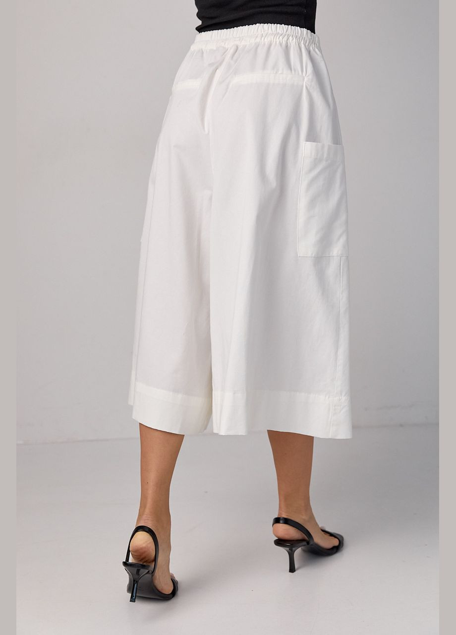 Женские штаны-кюлоты с имитацией юбки Lurex (292445267)