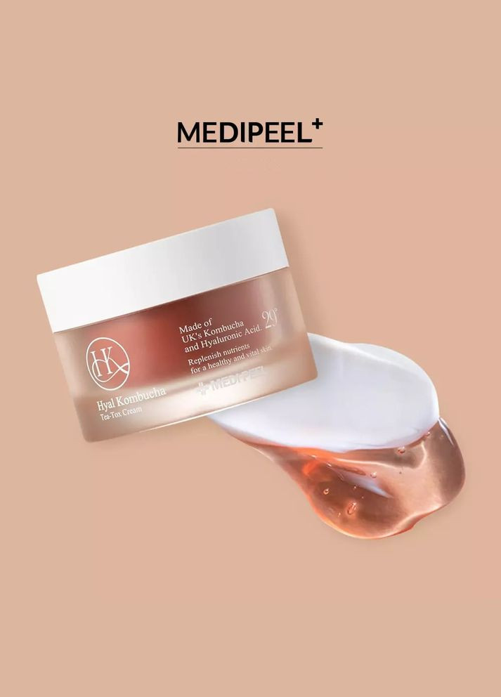 Medi-Peel Зволожуючий крем-гель для обличчя з комбучею Hyal Kombucha Tea-Tox Ampoule, 50 мл — Крем, Південна Корея (314852837)