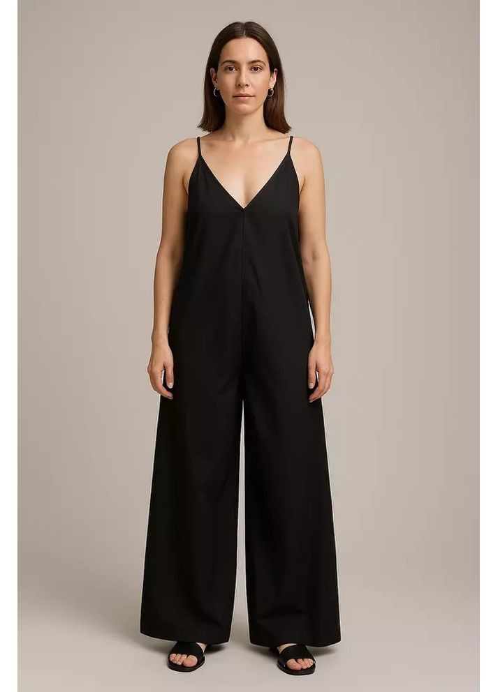 Комбинезон женский чёрный MKKS588-1 KAPTSOVA чёрный