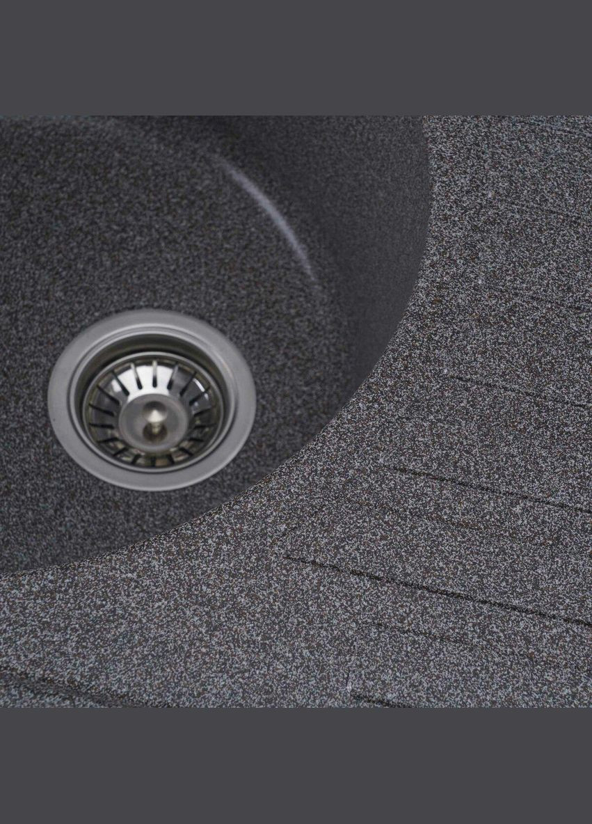 Гранитная мойка для кухни 7750 LIRA матовая Микс Valeso (342069447)