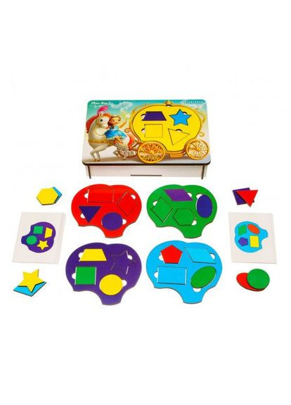 Сортер-пазл "Фея в карете" Ubee (361413927)