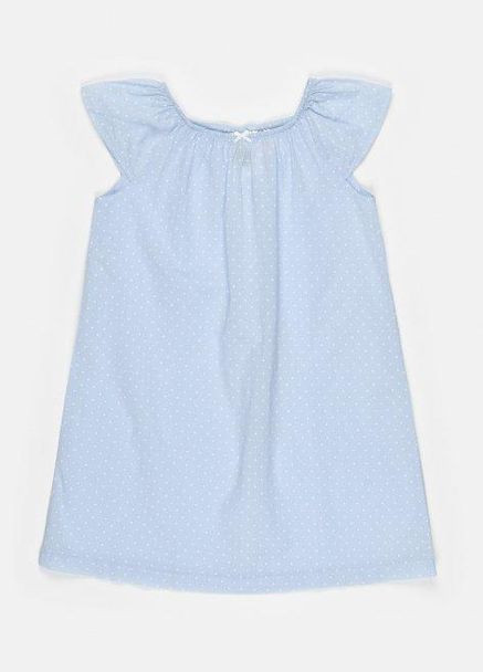 Нічна сорочка,блакитний в білий горошок, H&M (251967277)