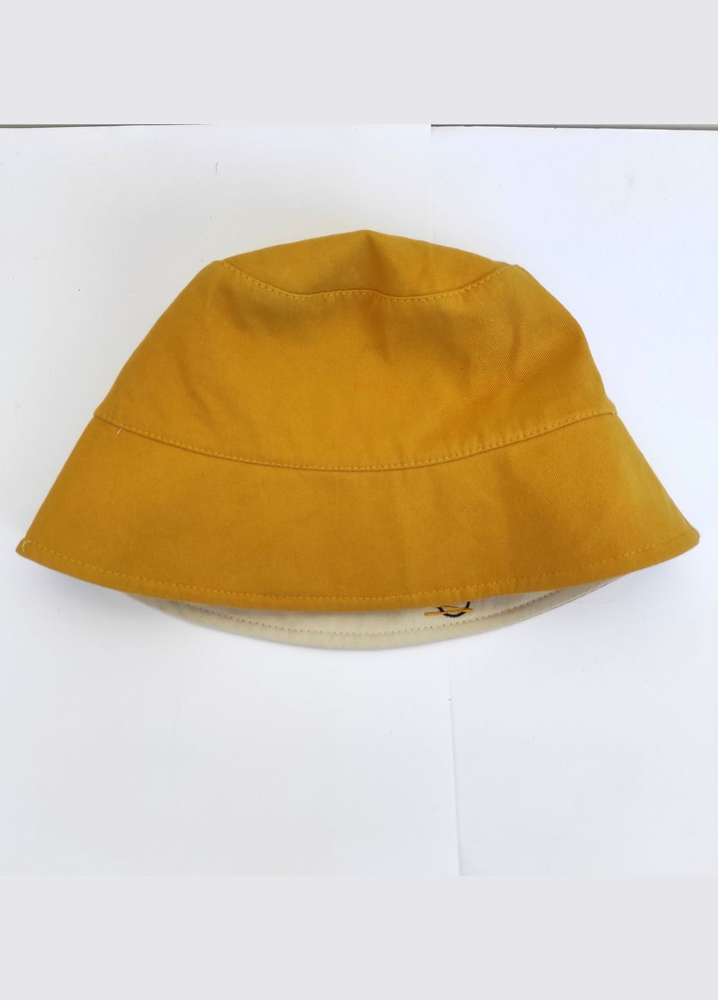 Котоновая Панама Летняя Двухсторонняя 100% Хлопок Базовая Черная Желтая Панамка Унисекс 54-56 см No Brand (339066220)