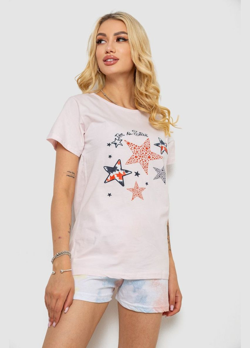 Светло-розовая всесезон пижама женская Fashion