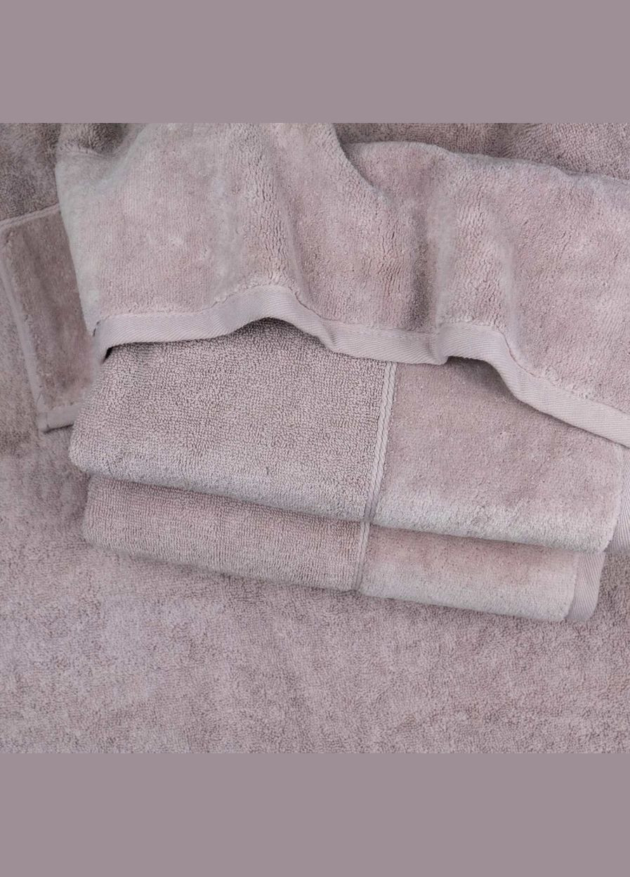 GM Textile полотенце махра/велюр 50x90см премиум качества milado 550г/м2 () кремовый производство -