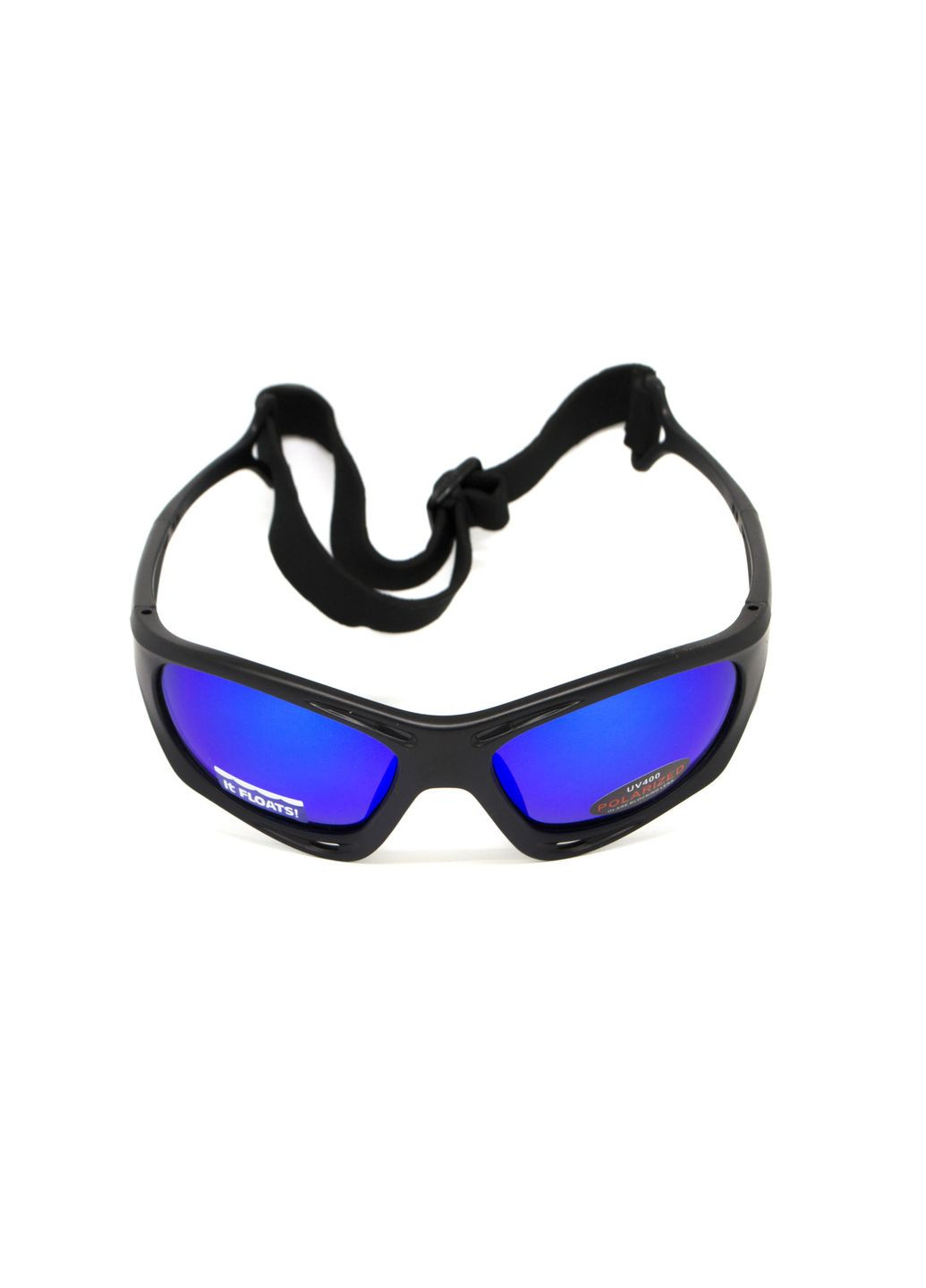 Очки поляризационные Hydro Polarized (G-Tech™ blue) Anti-Fog, синие зеркальные в черной оправе BluWater (370271289)