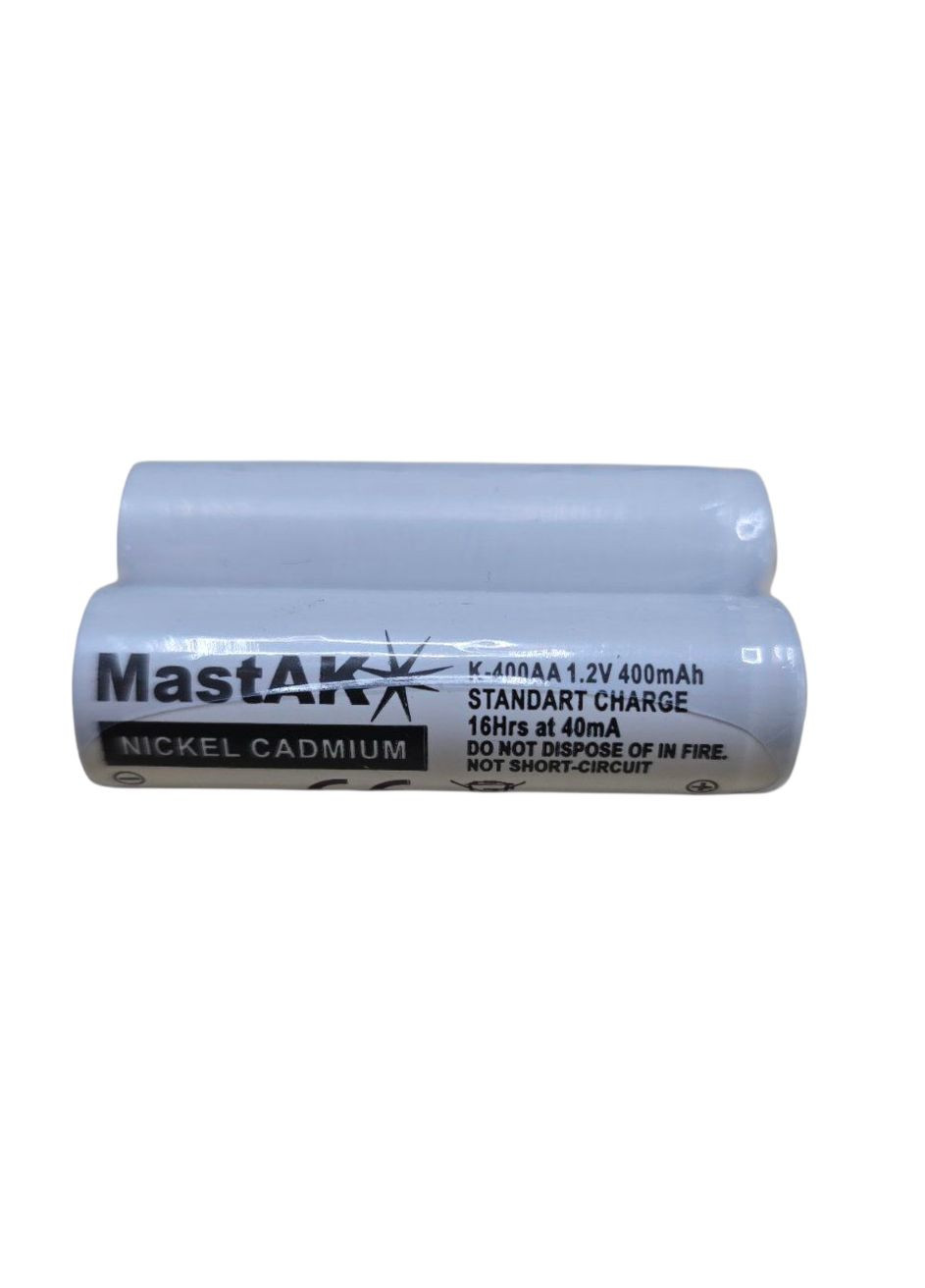 Аккумулятор AA/HR6 1,2V 400mAh с клеммным выступом (Ni-Cd) Mastak (370257960)