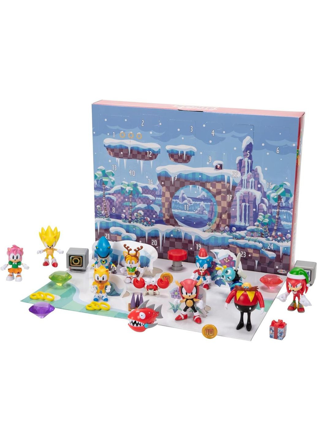 Адвент-календар Їжак Сонік Оригінал Sonic The Hedgehog Advent Calendar 2024 Jakks Pacific (365251595)