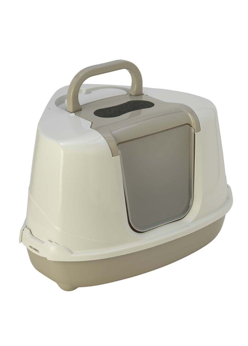 Закрытый туалет для кошек Flip Cat угловой 56х45х39 см Moderna (288049943)