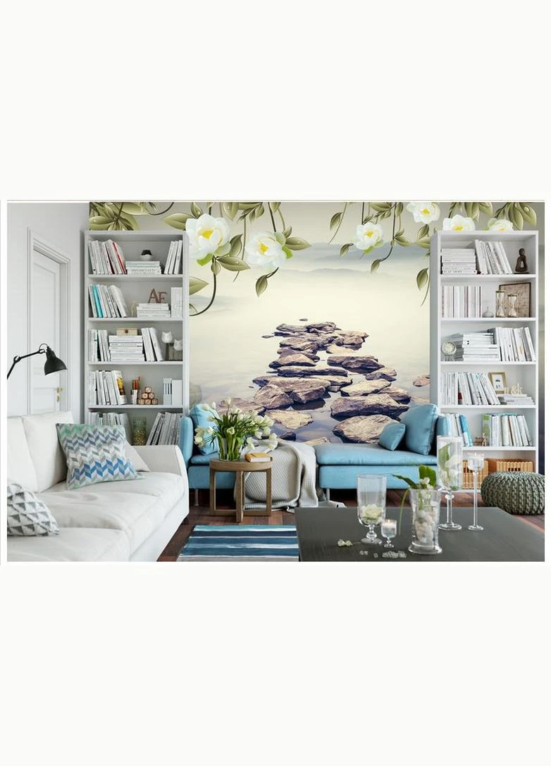 3D фотообои "Камни в воде" No Brand (316310581)
