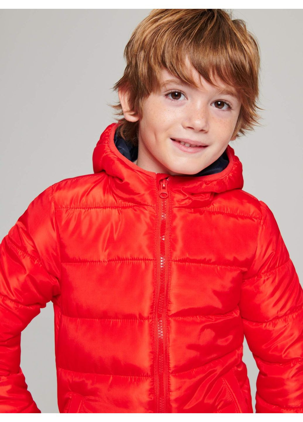 Комбинированная демисезонная куртка для мальчика orange/dark blue, размер Sinsay 5540~01