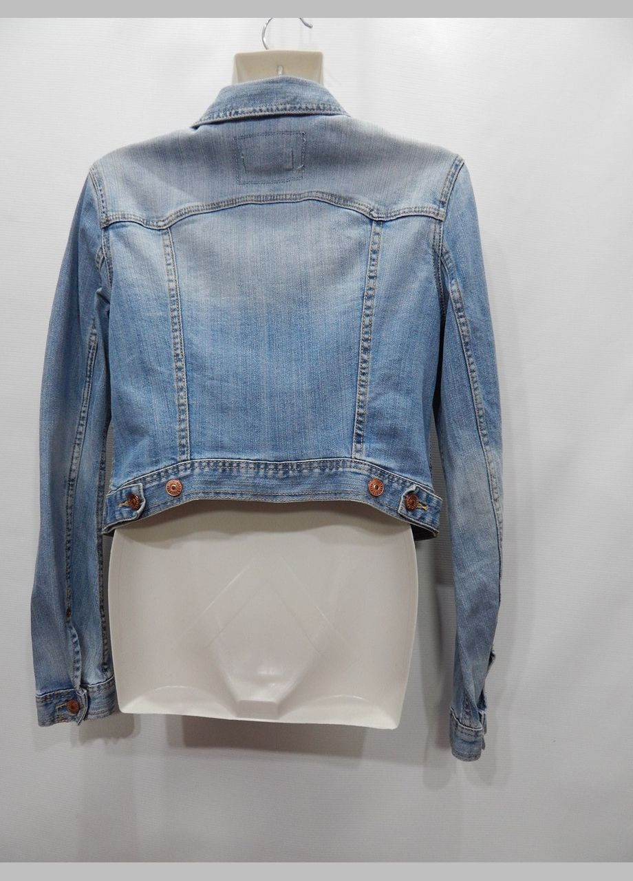 Синяя демисезонная куртка женская джинсовая vintage jacket, ukr 40-42, eur 36 025dg (в указанном размере, только 1 шт.) No Brand