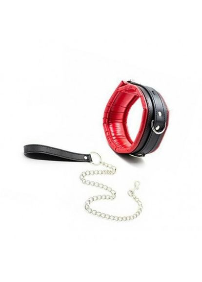 Ошейник бдсм с поводком с цепочкой VIP Slave черный Lovetoy (303886577)