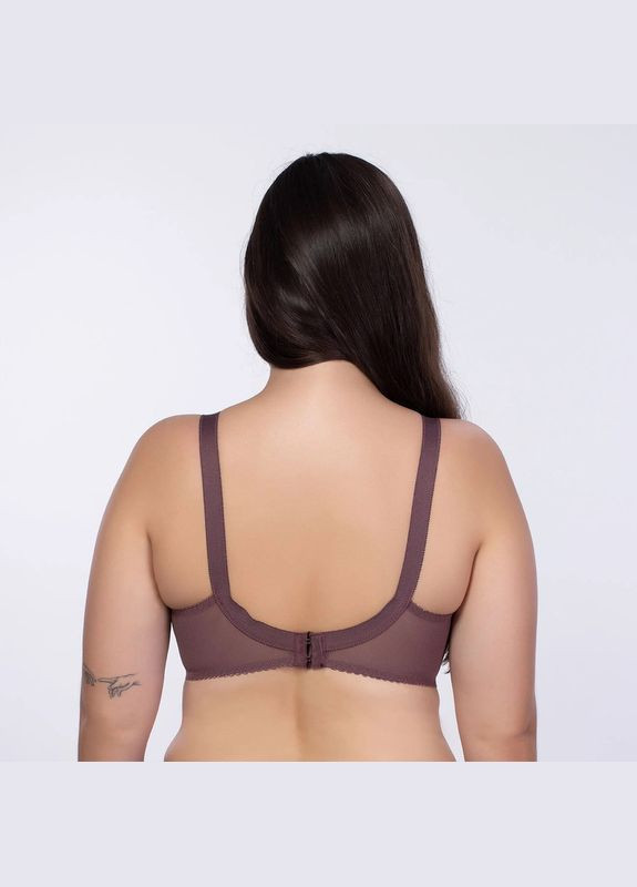 Кавовий бюстгальтер без кісточок з м'якою чашкою Elita без кісточок