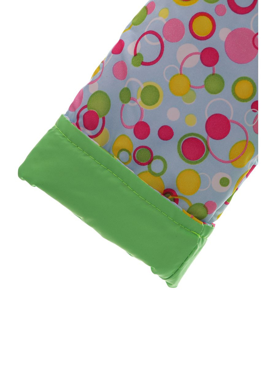 Зелений демісезонний комбінезон на флісі для дівчинки в кольорову кулю нуль м зелений 86 см (30171) BABYKROHA