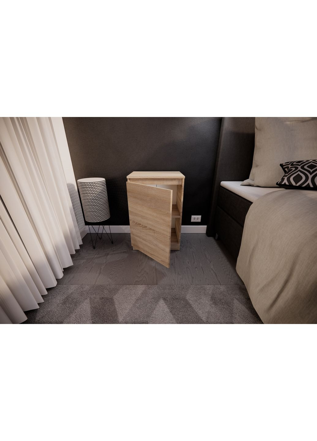 Тумба приліжкова 50х40х77.4см MEBEX (352729471)